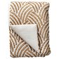 Ann Gish Trevi 96" x 50" Throw in Gold and Silver, , large