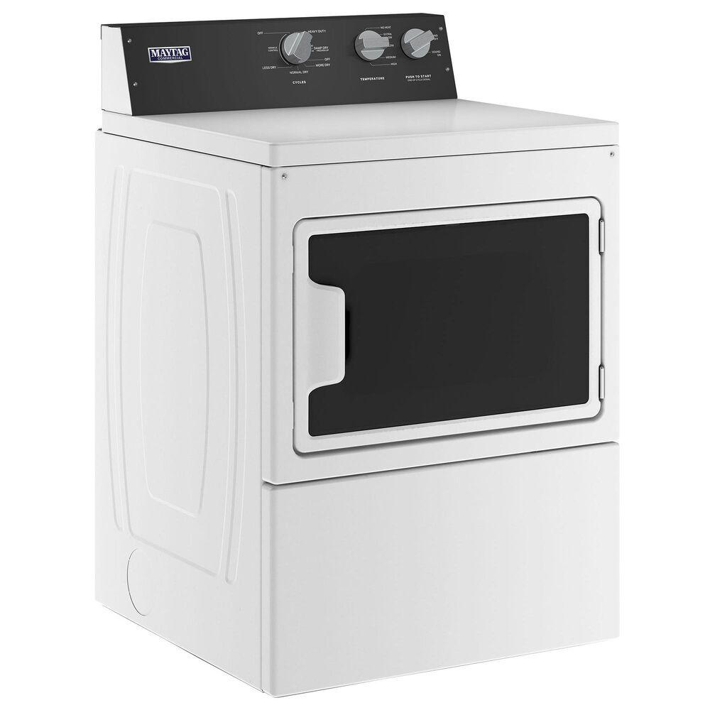Maytag 7.4 Cu. Ft. Front Load Electric Dryer with IntelliDry Sensor in White, , large