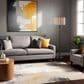 Adesso Claret Floor Lamp in Black, , large