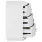 Linden Boulevard Ciarra 3-Drawer Nightstand in White, , large
