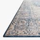 Loloi II Layla LAY-07 2"3" x 3"9" Blue and Tangerine Scatter Rug, , large