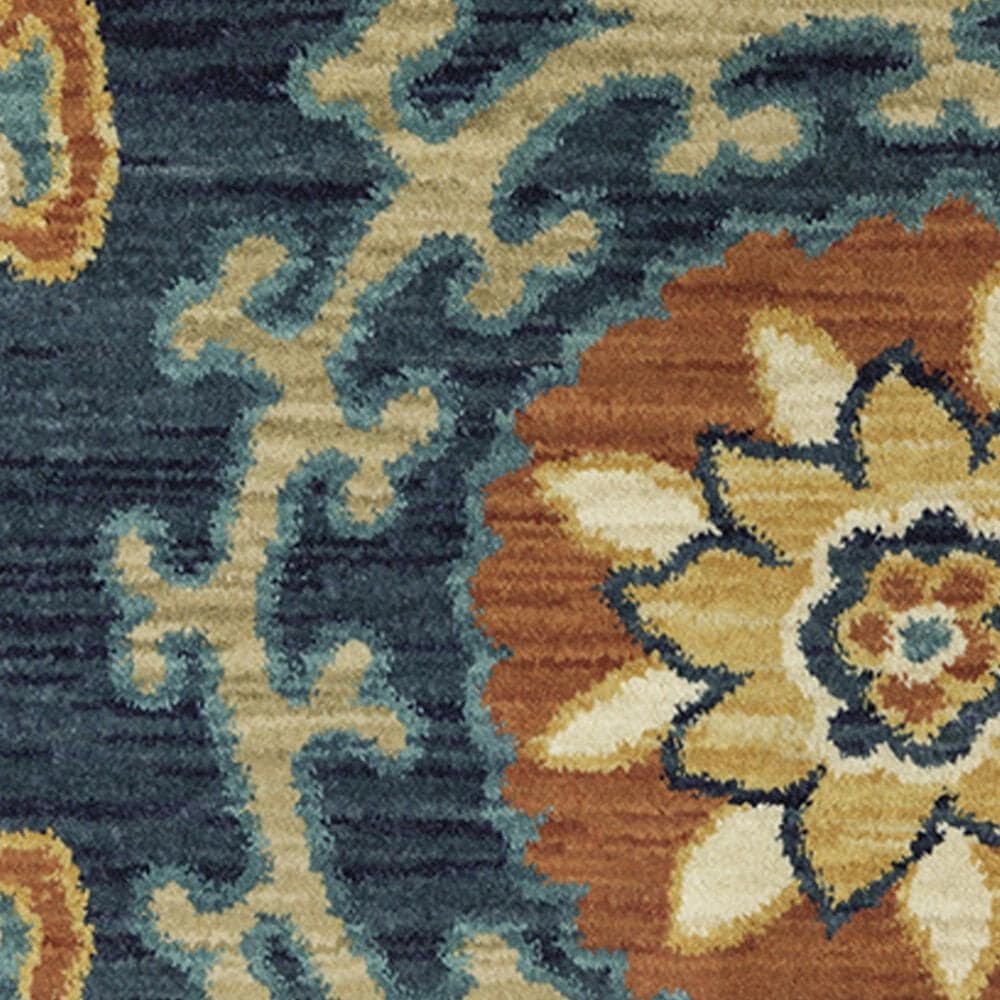 Oriental Weavers Francesca FR11B 6&#39;7&quot; x 9&#39;6&quot; Blue Area Rug, , large