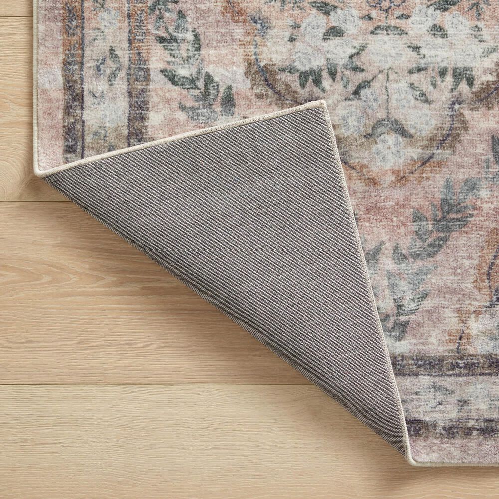 Loloi Courtyard 5&#39; x 7&#39;6&quot; Chateau Blush Area Rug, , large