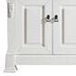 James Martin Vanities Brookfield 48" Single Bathroom Vanity in Bright White with 3 cm Ethereal Noctis Quartz Top and Rectangle Sink, , large
