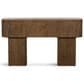Four Hands Blanco Console Table in Warm Umber Burl, , large