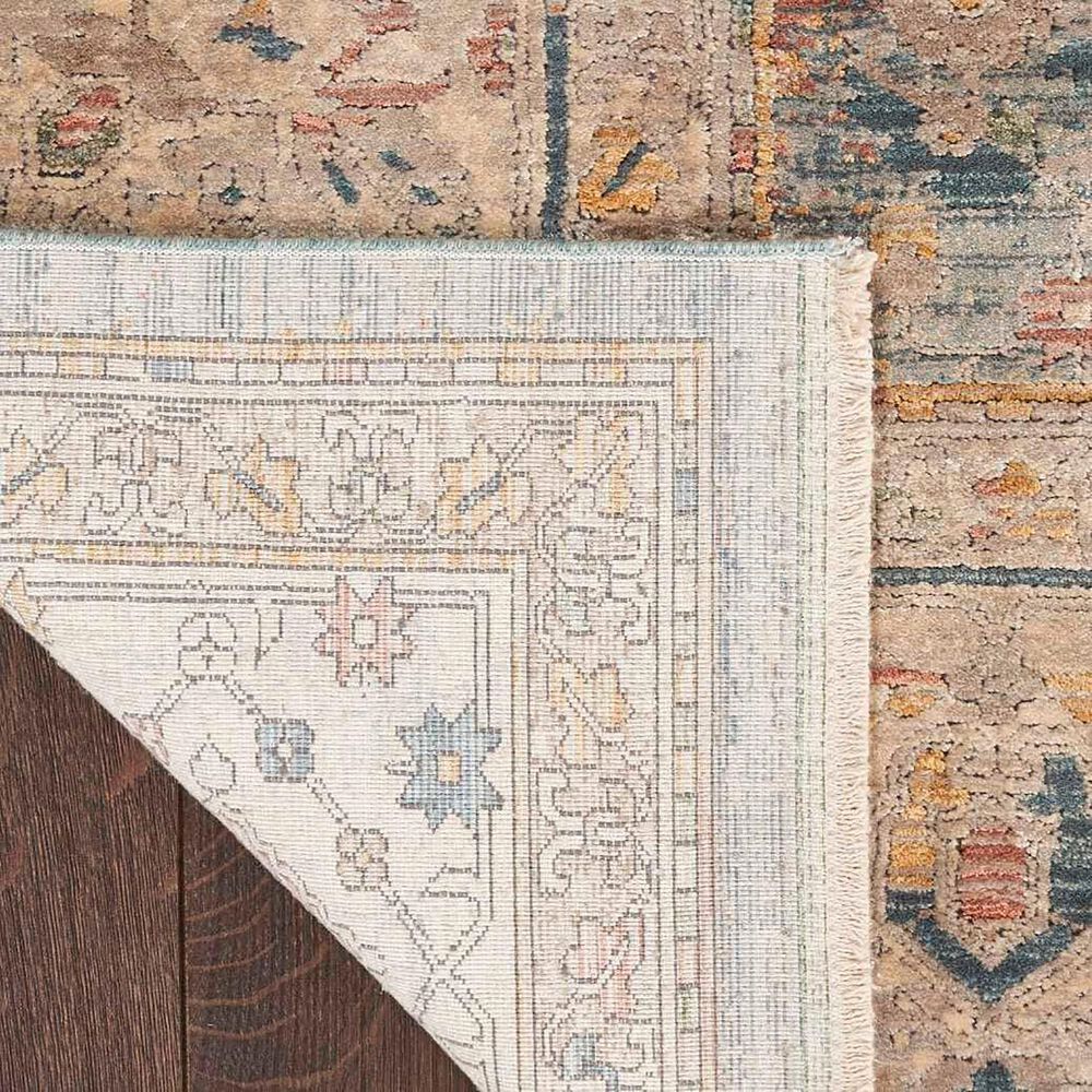 Nourison Luxurious 2&#39; x 3&#39; Ivory and Blue Area Rug, , large