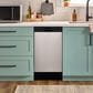 Whirlpool 18" Built-In Dishwasher with Half Load Cycle and Triple Spray Arms in Stainless Steel, , large