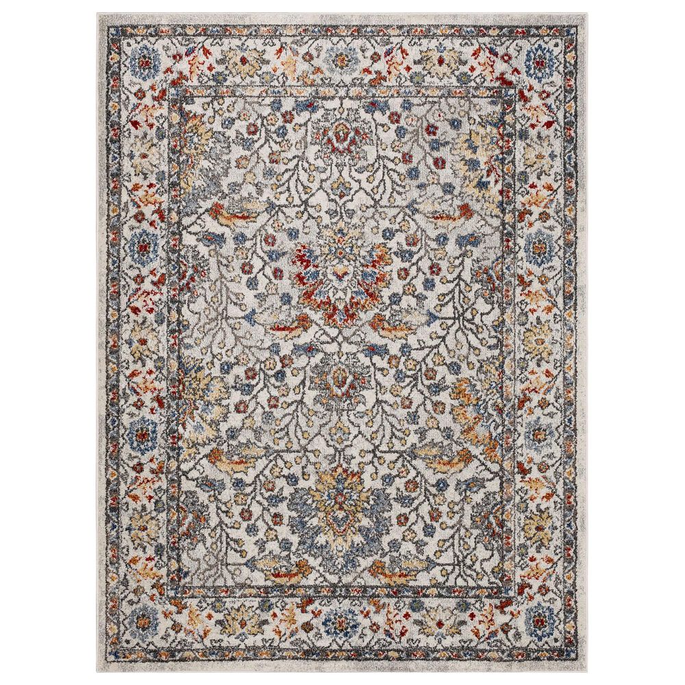 Mohawk Whimsy R1106 Grey 5"3" x 8" Area Rug, , large