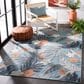 Safavieh Cabana CBN456M 5"1" x 7"6" Blue and Grey Indoor/Outdoor Area Performance Rug, , large