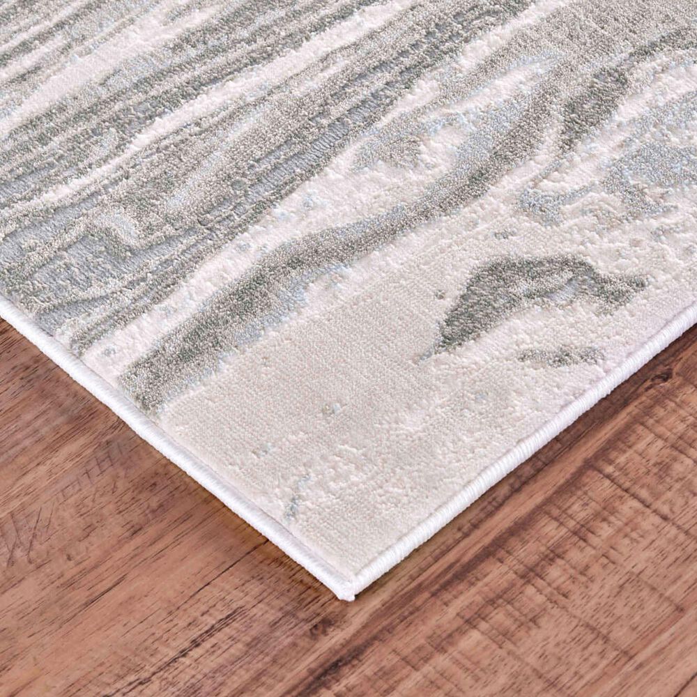 Feizy Prasad Abstract 8&#39; x 11&#39; Light Gray Area Rug, , large