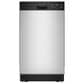 Whirlpool 18" Built-In Dishwasher with Half Load Cycle and Triple Spray Arms in Stainless Steel, , large