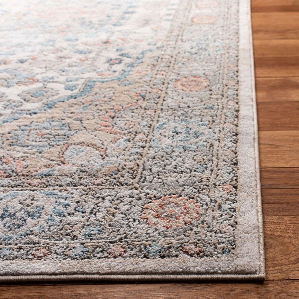 Safavieh Oregon ORE813 2&#39;2&quot; x 8&#39; Grey and Blue Runner, , large