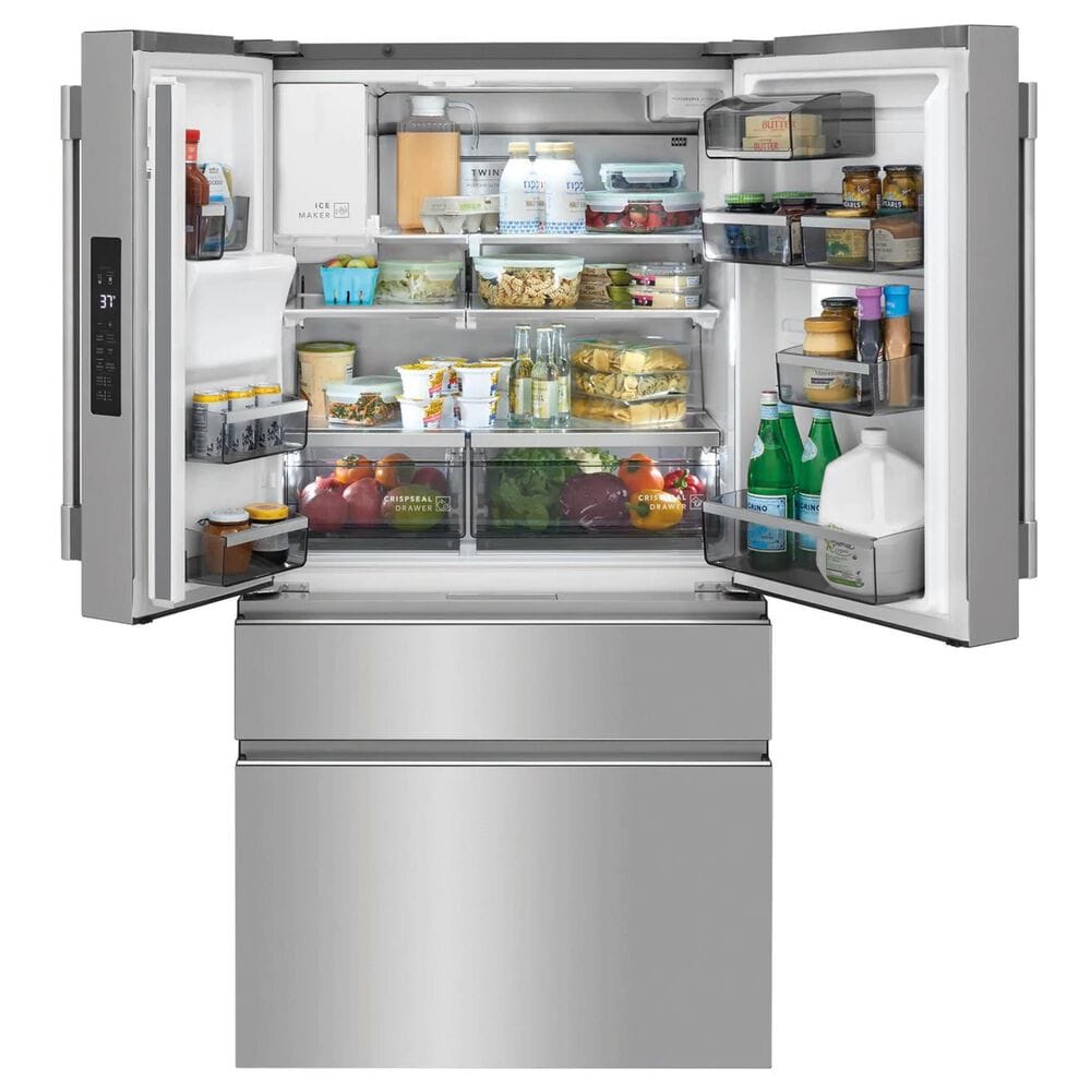Frigidaire Professional 21.4 Cu. Ft. Counter-Depth 4-Door French Door Refrigerator in Stainless Steel, , large