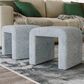 Waltham Sophia Ottoman Bench in Blue, , large