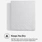 Bedgear Dri-Tec Split Head King Mattress Protector in White, , large