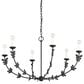 Troy Lighting Florian 6-Light Chandelier in Black Iron, , large