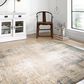 Loloi II Teagan TEA-08 3"4" x 5"7" Ivory and Mist Scatter Rug, , large