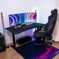 Arozzi Arena Medium Gaming Desk in Pure Black, , large