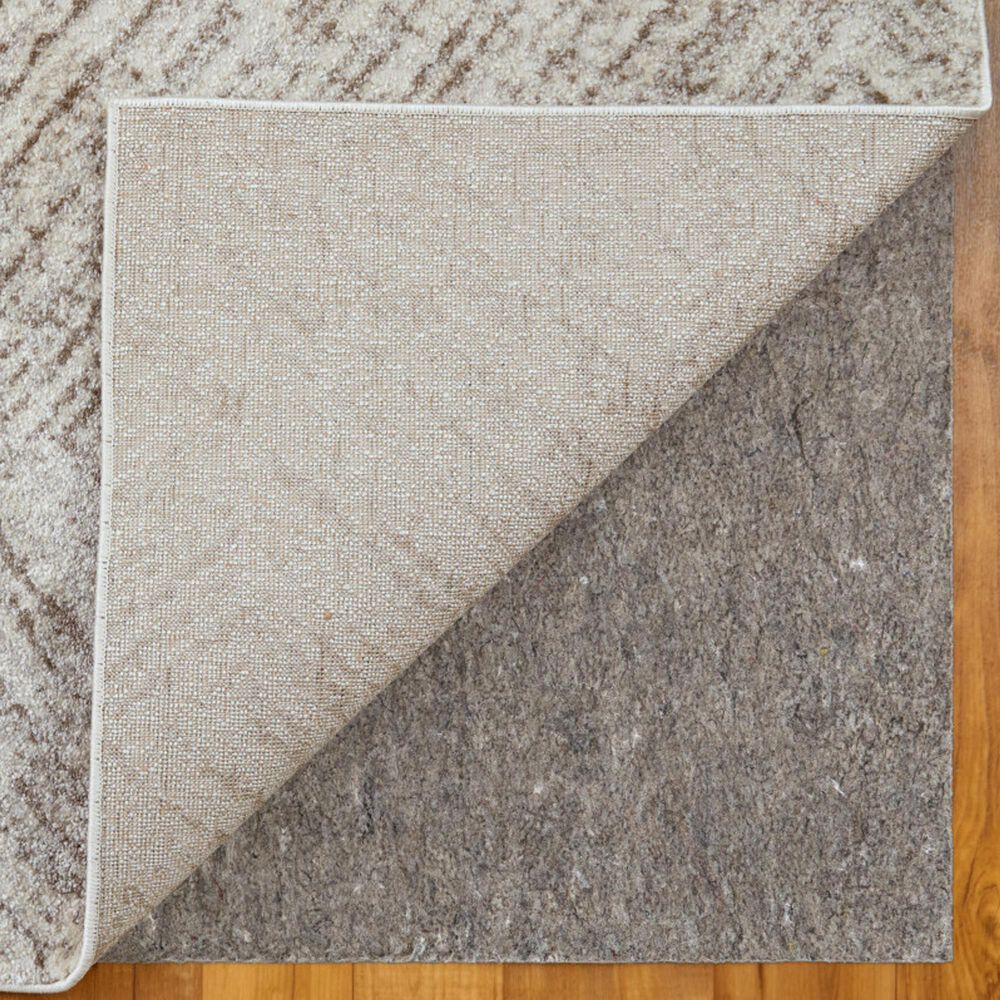 Feizy Vancouver Abstract 8&#39; x 10&#39; Beige and Brown Area Rug, , large