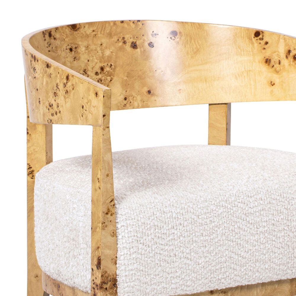 Jennifer Taylor Home Madrid Accent Chair in Seashell White, , large