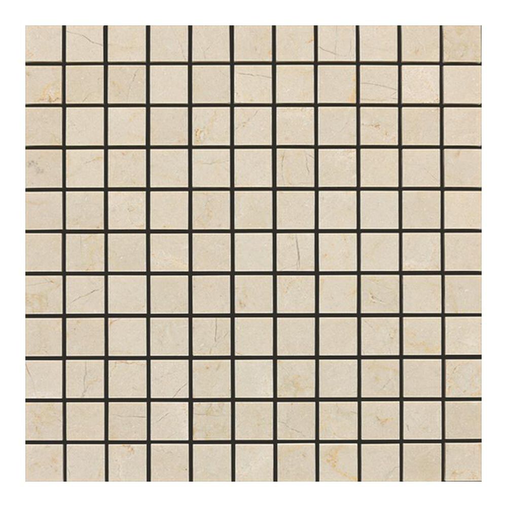 Dal-Tile Marble Crema Marfil Classico 12" x 24" Honed Natural Stone Mosaic Sheet, , large