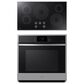 Samsung 2-Piece Kitchen Package with 30" Single Electric Smart Wall Oven and Cooktop in Stainless Steel, , large