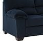 Ashley SimpleJoy Stationary Sofa in Navy, , large