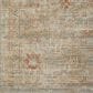 Loloi Heritage 12" x 15" Aqua and Terracotta Area Rug, , large