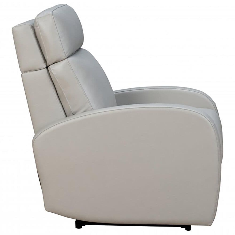 Barcalounger Levi Leather Power Recliner with Power Headrest in Bentley Dove, , large