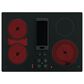 GE Profile 30" Downdraft Electric Cooktop in Black, , large