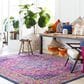 Surya Harput HAP-1009 7"10" x 10"3" Garnet, Blue and Saffron Area Rug, , large
