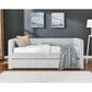 Crown Mark Hailey Daybed with Trundle in Light Grey, , large