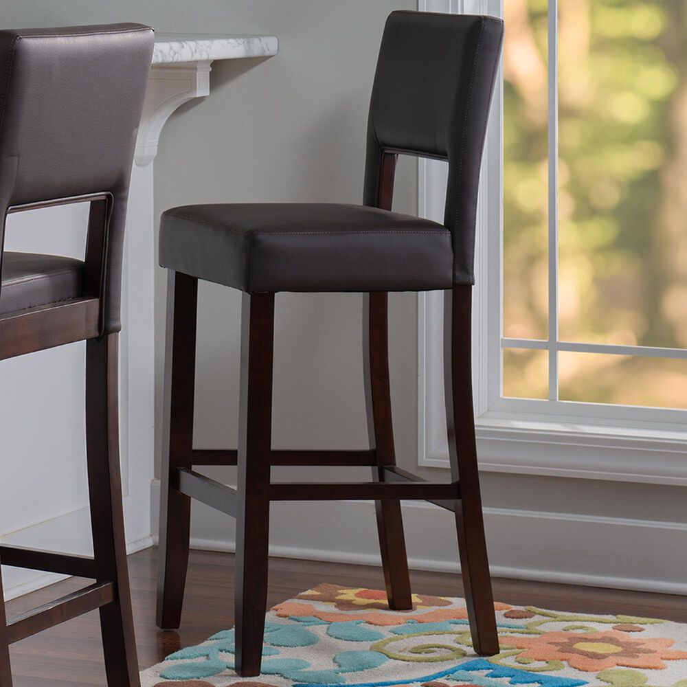 Linden Boulevard Bailie Barstool in Espresso, , large