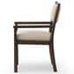Four Hands Akiro Dining Arm Chair with Laken Stone Fabric in Warm Oak, , large