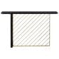 Blue River Monaco Console Table in Black and Antique Gold, , large