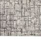 Nourison Rush 8" x 10" Ivory and Grey Area Rug, , large