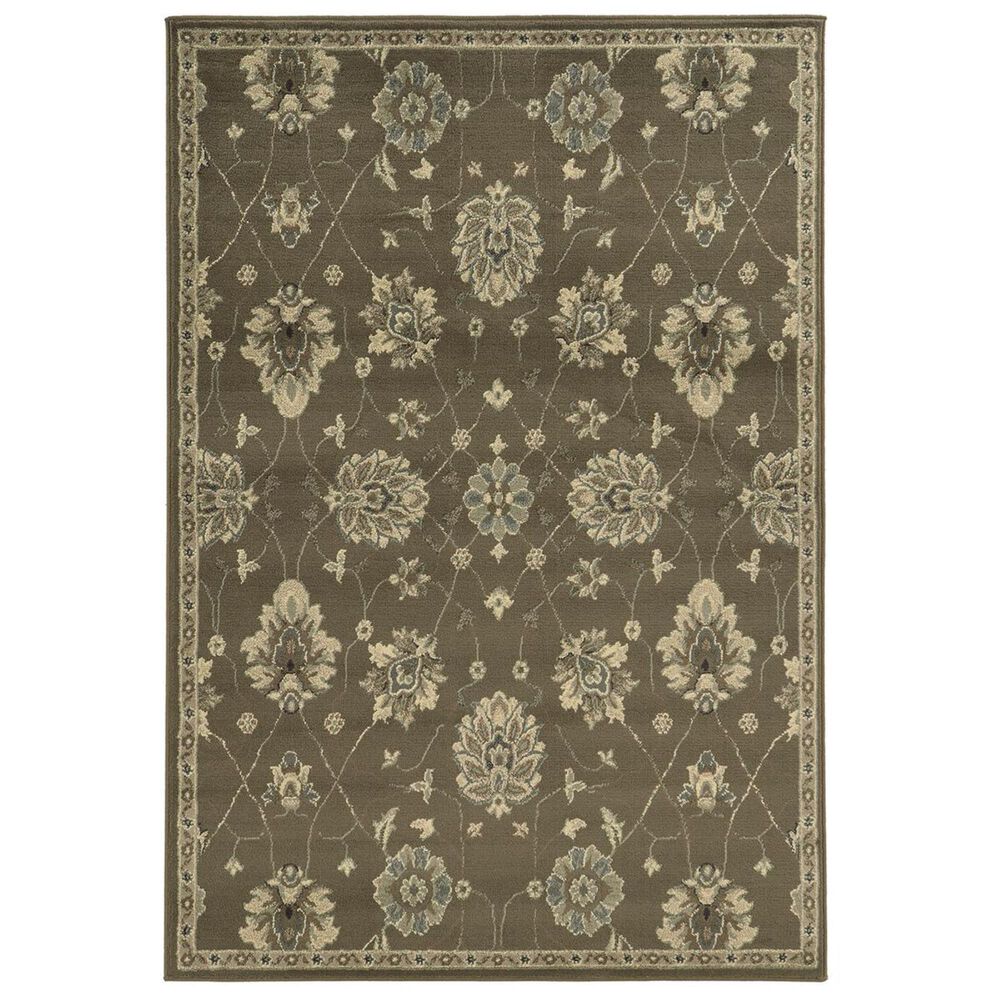 Oriental Weavers Brentwood 1330E 9"10" x 12"10" Brown Area Rug, , large