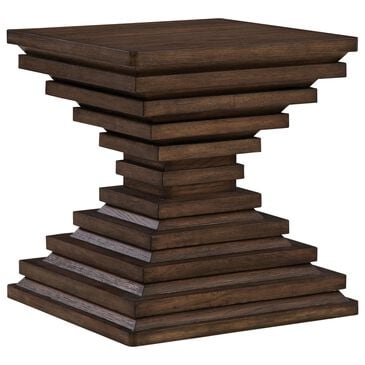 Ashley Hannodream End Table in Warm Brown, , large