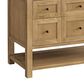 James Martin Vanities Breckenridge 48" Single Bathroom Vanity in Light Natural Oak with 3 cm Victorian Silver Quartz Top and Rectangular Sink, , large