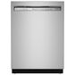 KitchenAid 24" Built In Pocket Handle Dishwasher with Front Control in in Print Shield Stainless, , large