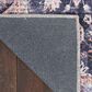 Nourison Grand Washables 7"10" x 9"10" Navy Ivory Area Rug, , large