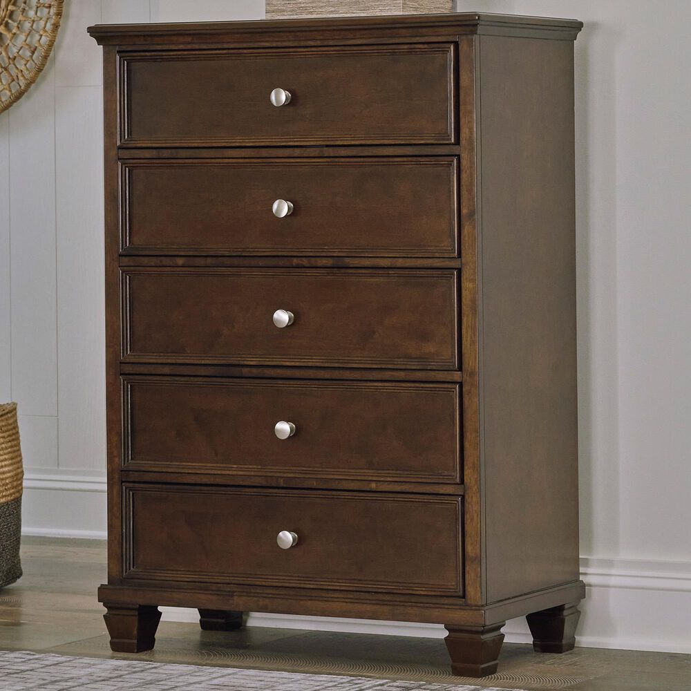 Ashley Danabrin 5-Drawer Chest in Brown, , large