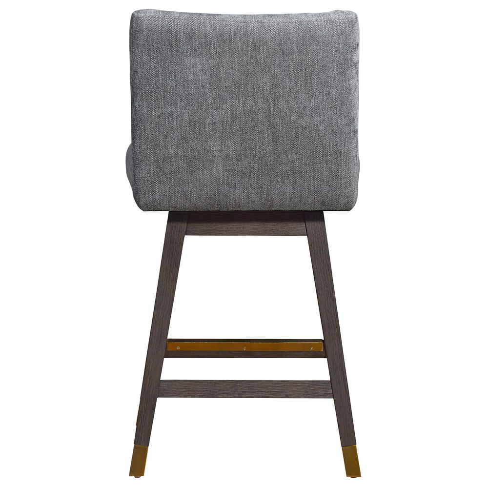 Blue River Basila Swivel Counter Stool in Gray, , large