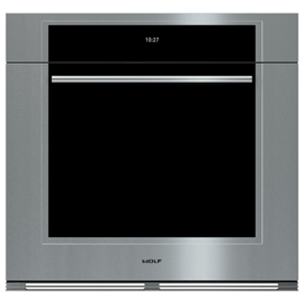 Wolf 30" M Series Transitional Built-In Single Electric Wall Oven with Convection in Stainless Steel, , large