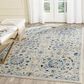Safavieh Evoke EVK252C 10" x 14" Ivory and Blue Area Rug, , large