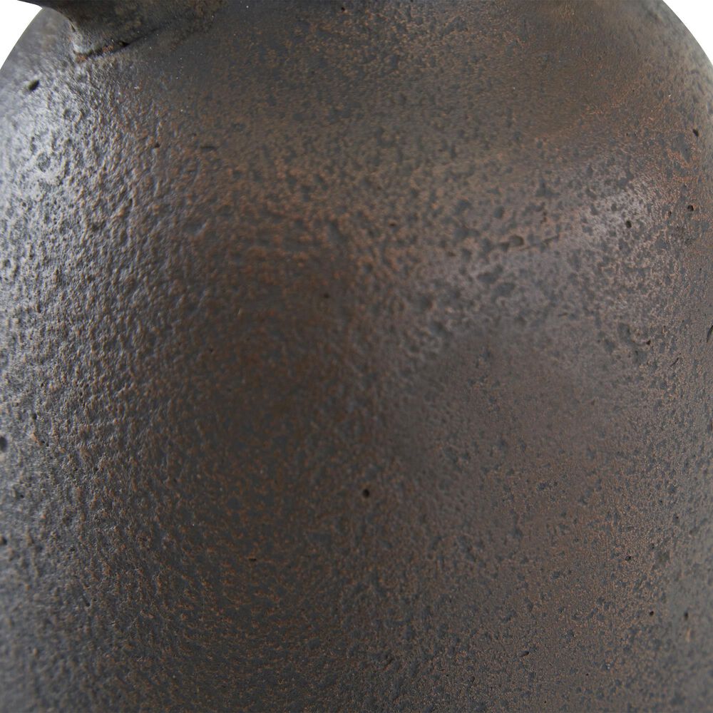 Ashley Aadeen 14&quot; Vase in Distressed Brown, , large
