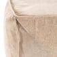 Howard Elliott Komodo Square Pouf in Sand, , large