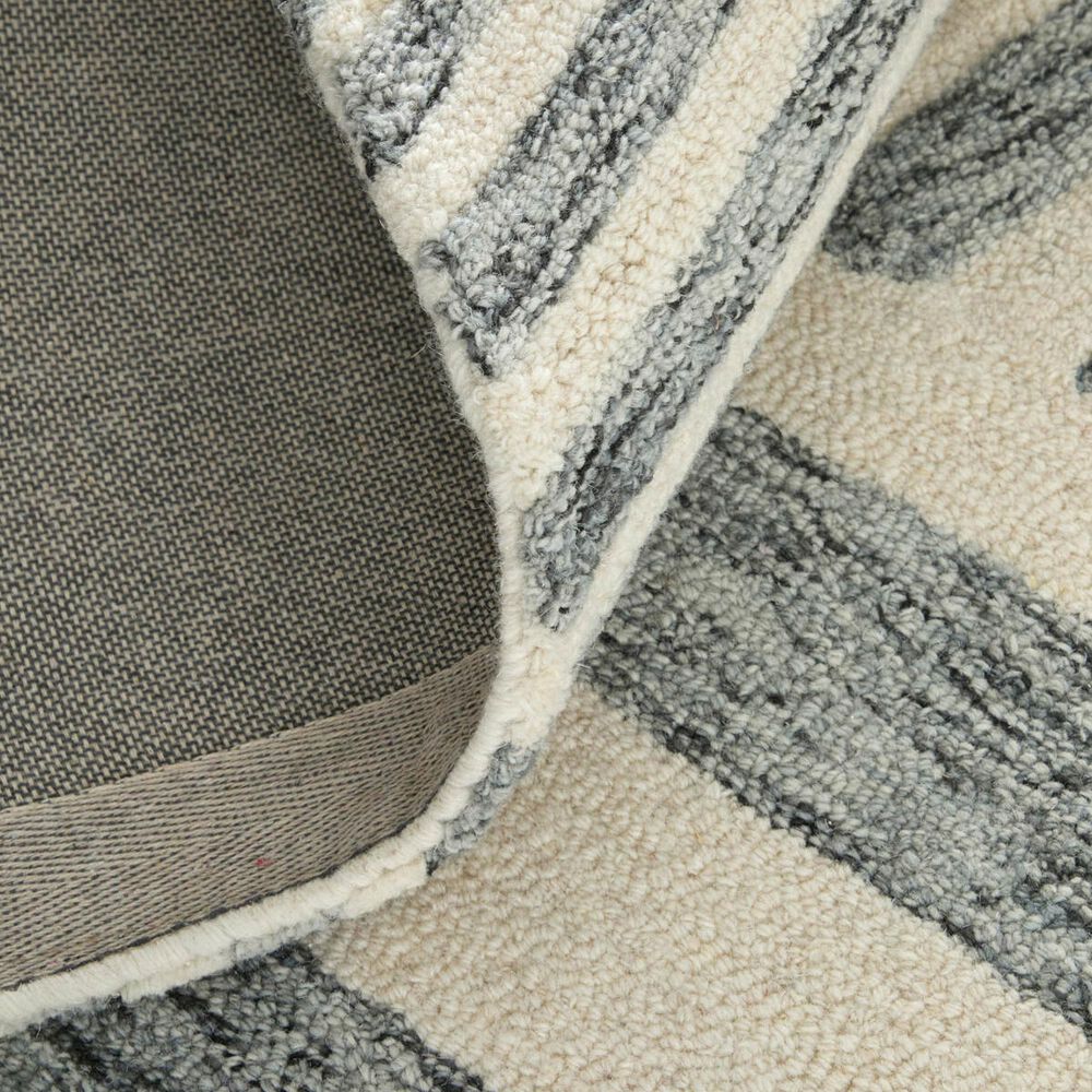 Feizy Wallace WAL8A42F Gray 5&#39; x 8&#39; Area Rug, , large