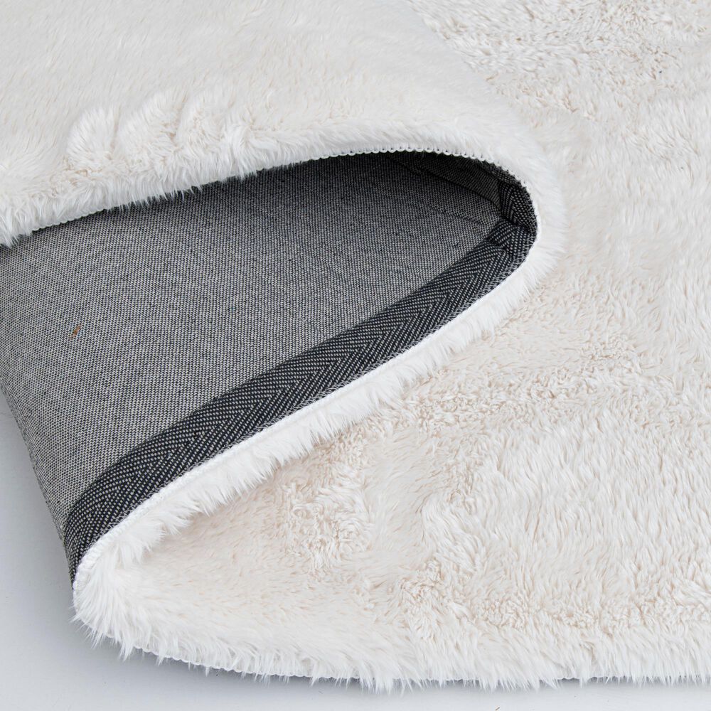 Central Oriental Belgian White 7'6" x 9'6" Area Rug, , large