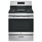 GE Appliances 5.0 Cu. Ft. Freestanding Gas Range in Stainless Steel, , large